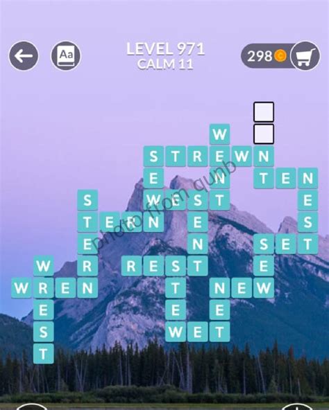 wordscapes level 971